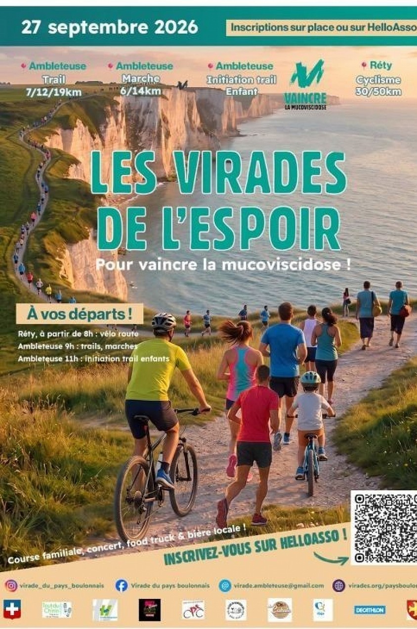 Dimanche 27 septembre 2026: Les Virades de l'Espoir
